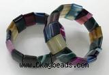 CGB3193 7.5 inches 15*25mm rectangle agate bracelets wholesale