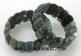 CGB3248 7.5 inches 12*25mm oval Indian agate bracelets