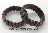 CGB3304 7.5 inches 10*20mm faceted oval red tiger eye bracelets