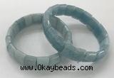 CGB3331 7.5 inches 10*15mm rectangle imitation aquamarine bracelets