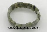 CGB3431 7.5 inches 12*15mm faceted rectangle labradorite bracelets