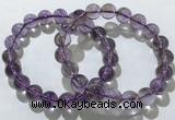 CGB4008 7.5 inches 10mm round ametrine beaded bracelets