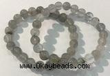 CGB4102 7.5 inches 8mm round rutilated quartz beaded bracelets