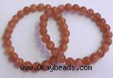 CGB4538 7.5 inches 7mm - 8mm round golden sunstone beaded bracelets