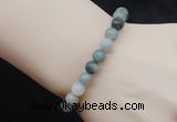 CGB5006 6mm, 8mm round seaweed quartz beads stretchy bracelets