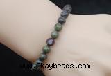 CGB5049 6mm, 8mm round dragon blood jasper beads stretchy bracelets