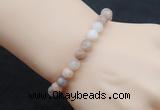 CGB5052 6mm, 8mm round sunstone beads stretchy bracelets