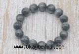 CGB5324 10mm, 12mm round eagle eye beads stretchy bracelets