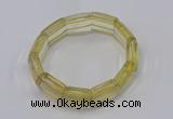 CGB670 7.5 inches 15*18mm lemon quartz bracelet wholesale