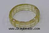 CGB671 7.5 inches 11*16mm lemon quartz bracelet wholesale