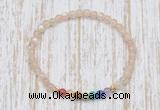 CGB7102 7 chakra 4mm moonstone beaded meditation yoga bracelets