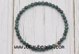 CGB7209 4mm tiny green tiger eye beaded meditation yoga bracelets