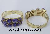 CGB823 30*68mm - 30*70mm druzy agate gemstone bangles wholeasale