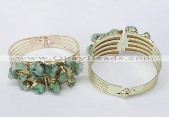 CGB827 30*68mm - 30*70mm druzy agate gemstone bangles wholeasale