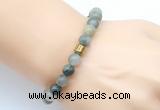 CGB9293 8mm, 10mm seaweed quartz & drum hematite power beads bracelets