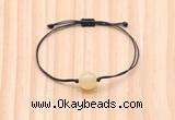 CGB9915 Fashion 12mm honey jade adjustable bracelet jewelry