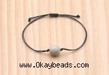 CGB9920 Fashion 12mm fossil coral adjustable bracelet jewelry