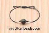 CGB9934 Fashion 12mm dragon blood jasper adjustable bracelet jewelry