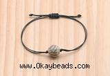 CGB9938 Fashion 12mm feldspar gemstone adjustable bracelet jewelry