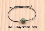 CGB9941 Fashion 12mm African turquoise adjustable bracelet jewelry