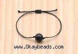 CGB9947 Fashion 12mm golden obsidian adjustable bracelet jewelry