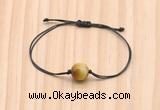 CGB9967 Fashion 12mm golden tiger eye adjustable bracelet jewelry