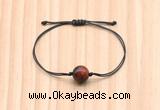 CGB9969 Fashion 12mm red tiger eye adjustable bracelet jewelry