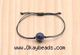 CGB9978 Fashion 12mm sodalite gemstone adjustable bracelet jewelry