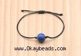 CGB9979 Fashion 12mm lapis lazuli adjustable bracelet jewelry