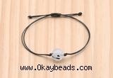 CGB9989 Fashion 12mm black rutilated quartz adjustable bracelet jewelry