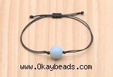 CGB9997 Fashion 12mm aquamarine adjustable bracelet jewelry