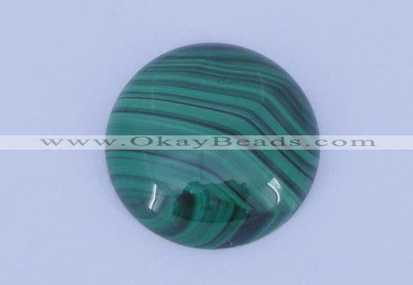 CGC20 5pcs 12mm flat round natural malachite gemstone cabochons