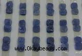 CGC211 10*10mm square druzy quartz cabochons wholesale