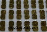 CGC220 12*12mm square druzy quartz cabochons wholesale