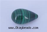 CGC45 13*22mm teardrop natural malachite gemstone cabochons