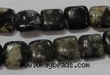 CGE152 15.5 inches 12*12mm square glaucophane gemstone beads