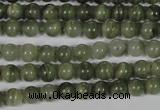 CGH02 15.5 inches 6mm round green hair stone beads wholesale