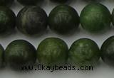 CGJ404 15.5 inches 12mm round green jade beads wholesale