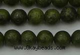 CGJ452 15.5 inches 8mm round green jasper beads wholesale