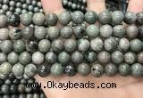 CGJ513 15.5 inches 10mm round green forst jasper beads wholesale