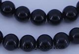 CGL283 10PCS 16 inches 6mm round dyed glass pearl beads wholesale