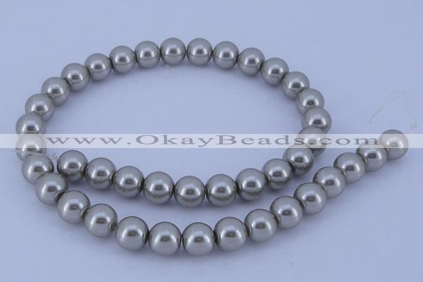 CGL379 5PCS 16 inches 18mm round dyed plastic pearl beads wholesale