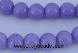 CGL800 10PCS 16 inches 4mm round heated glass pearl beads wholesale