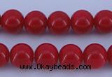 CGL848 10PCS 16 inches 4mm round heated glass pearl beads wholesale