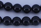 CGL902 10PCS 16 inches 4mm round heated glass pearl beads wholesale