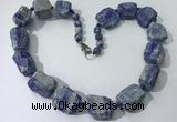 CGN149 19.5 inches 10*14mm - 20*30mm nuggets lapis lazuli necklaces