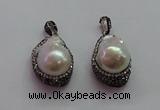 CGP1502 20*28mm - 20*30mm nuggets pearl pendants wholesale