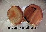 CGP2012 30*50mm - 50*80mm freeform agate slab pendants wholesale