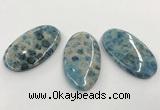 CGP3545 35*50mm oval chrysanthemum agate slab pendants