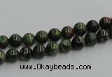 CGR01 16 inches 6mm round green rain forest stone beads wholesale